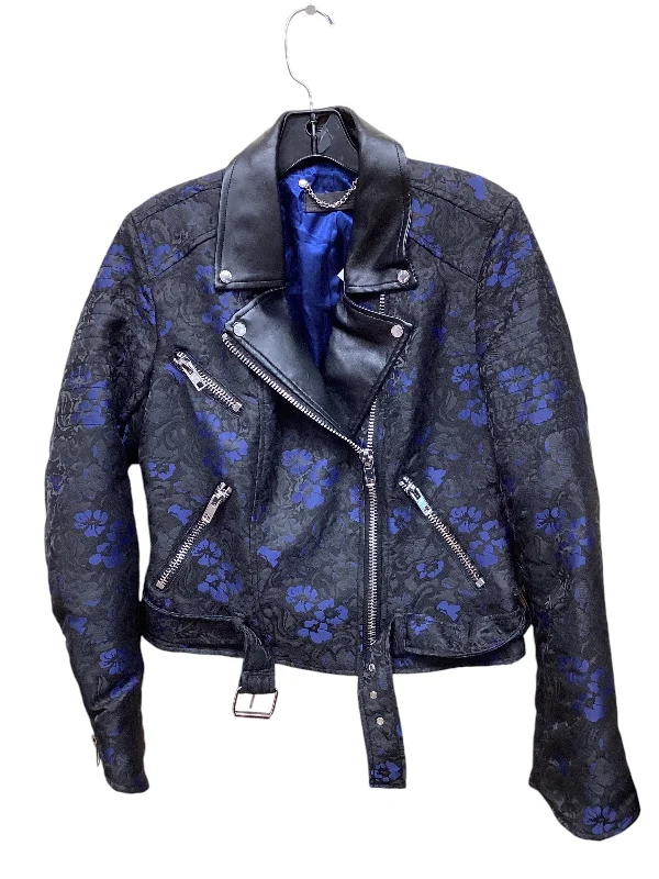 Jacket Other By Abs In Black & Blue, Size: M Welt Pockets Slit Pockets Flap Pockets