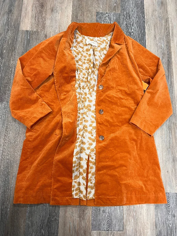 Jacket Other By Anthropologie In Orange, Size: 16 Satin Jacket Silk Jacket Chiffon Jacket Jacket Other By Anthropologie In Orange, Size: 16 Satin Jacket Silk Jacket Chiffon Jacket