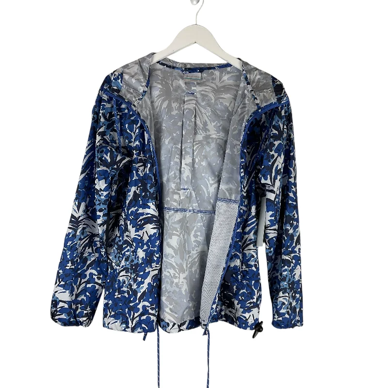 Jacket Other By Columbia In Blue, Size: M Knit Fabric Woven Fabric Fleece Fabric