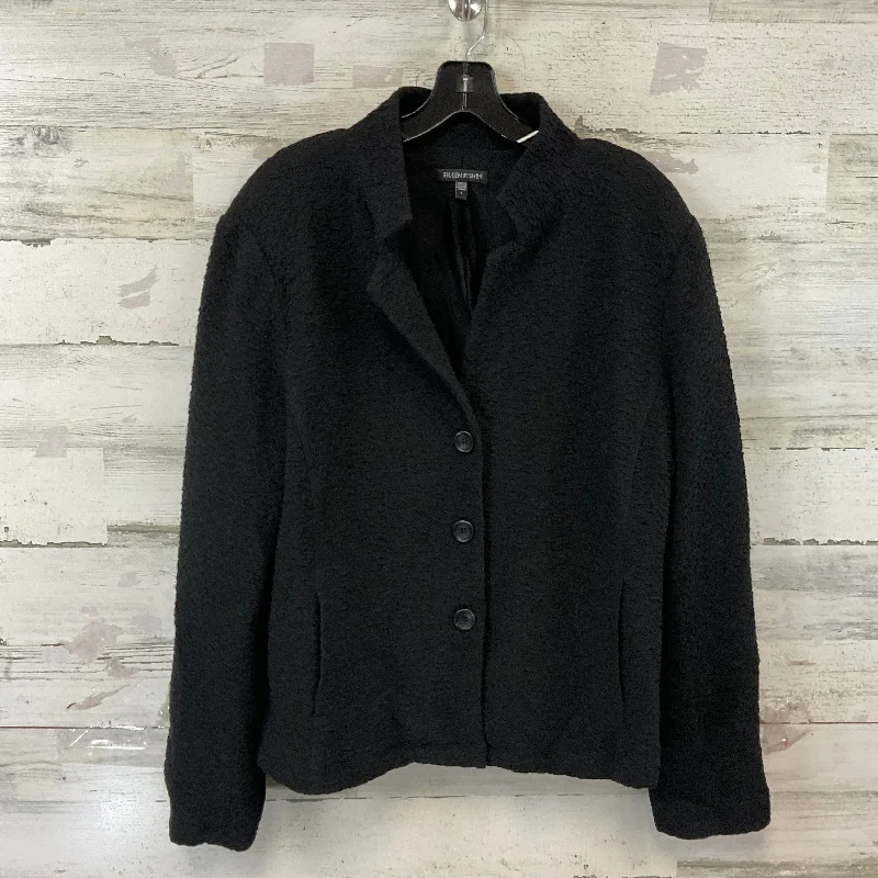 Jacket Other By Eileen Fisher In Black, Size: L Striped Jacket Polka Dot Jacket Floral Jacket Jacket Other By Eileen Fisher In Black, Size: L Striped Jacket Polka Dot Jacket Floral Jacket