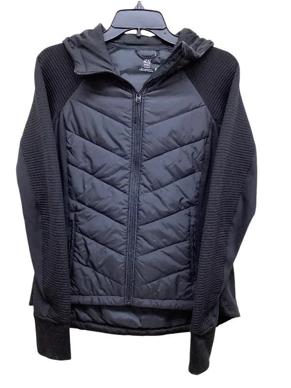 Jacket Other By H&m In Black, Size: M Ribbed Jacket Pleated Jacket Ruffled Jacket