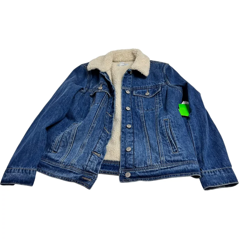 Jacket Other By Old Navy In Blue Denim, Size: M Fleece Jacket Down Jacket Feather Jacket Jacket Other By Old Navy In Blue Denim, Size: M Fleece Jacket Down Jacket Feather Jacket