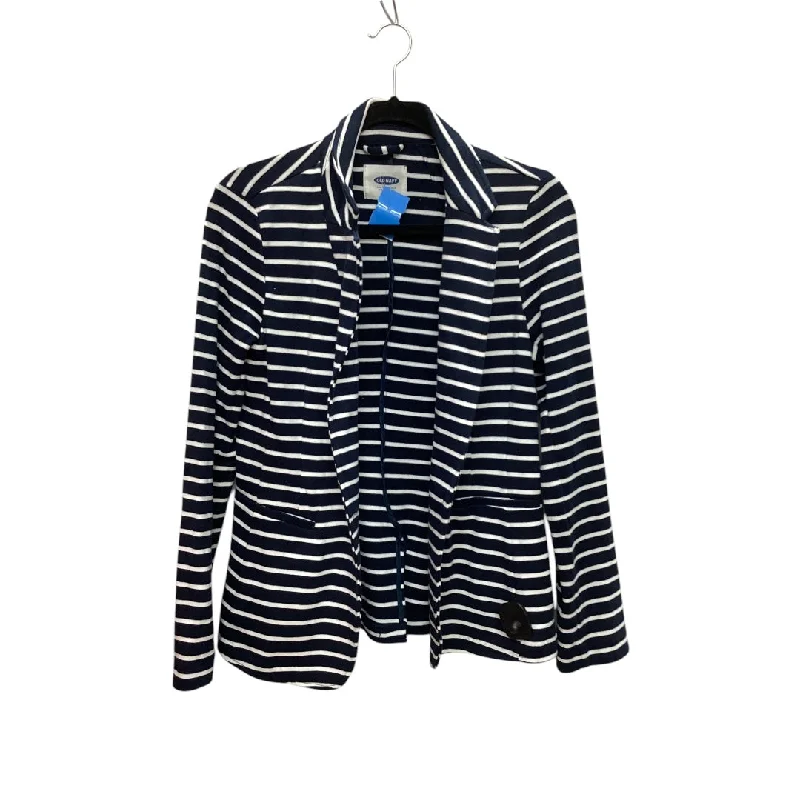 Jacket Other By Old Navy In Blue, Size: S Zippered Front Buttoned Front Snap Front