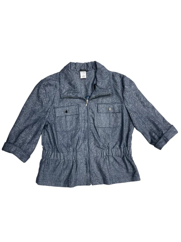Jacket Other By Sharon Young In Blue, Size: Xl Faux Fur Jacket Real Fur Jacket Shearling Jacket Jacket Other By Sharon Young In Blue, Size: Xl Faux Fur Jacket Real Fur Jacket Shearling Jacket
