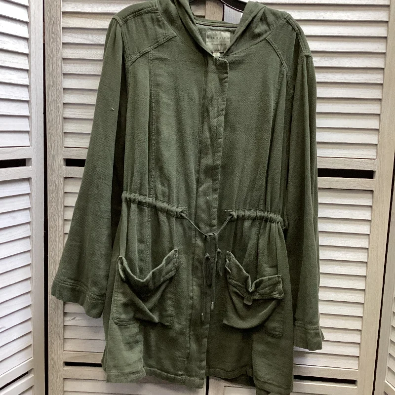 Jacket Other By Torrid In Green, Size: 4 Denim Jacket Leather Jacket Suede Jacket