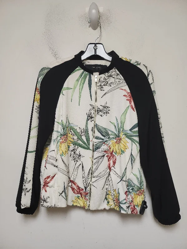 Jacket Other By Zara In Floral Print, Size: Xs Trench Coat Raincoat Waterproof Jacket Jacket Other By Zara In Floral Print, Size: Xs Trench Coat Raincoat Waterproof Jacket
