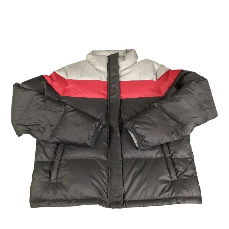 Jacket Puffer & Quilted By Cma In Grey & Red, Size: M Oversized Jacket Tailored Jacket Straight Jacket Jacket Puffer & Quilted By Cma In Grey & Red, Size: M Oversized Jacket Tailored Jacket Straight Jacket