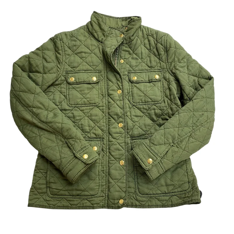 Jacket Puffer & Quilted By J. Crew In Green, Size: S Notch Collar Jacket Peter Pan Collar Jacket Cowl Neck Jacket Jacket Puffer & Quilted By J. Crew In Green, Size: S Notch Collar Jacket Peter Pan Collar Jacket Cowl Neck Jacket