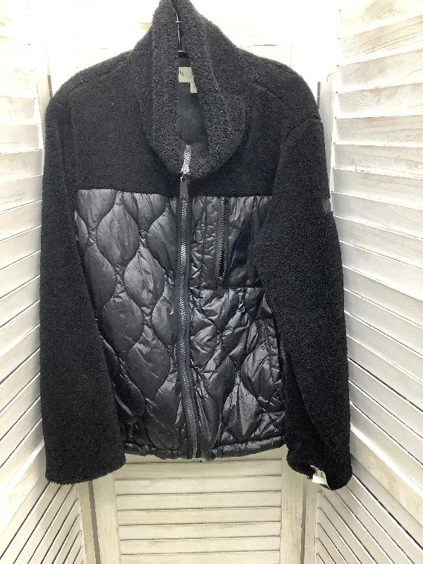 Jacket Puffer & Quilted By Koolaburra By Ugg In Black, Size: L Trench Coat Raincoat Waterproof Jacket Jacket Puffer & Quilted By Koolaburra By Ugg In Black, Size: L Trench Coat Raincoat Waterproof Jacket