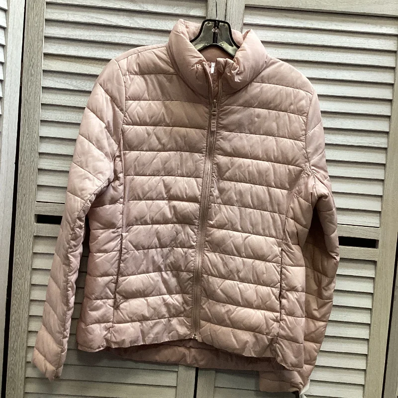 Jacket Puffer & Quilted By Old Navy In Pink, Size: M Faux Fur Fabric Real Fur Fabric Shearling Fabric Jacket Puffer & Quilted By Old Navy In Pink, Size: M Faux Fur Fabric Real Fur Fabric Shearling Fabric