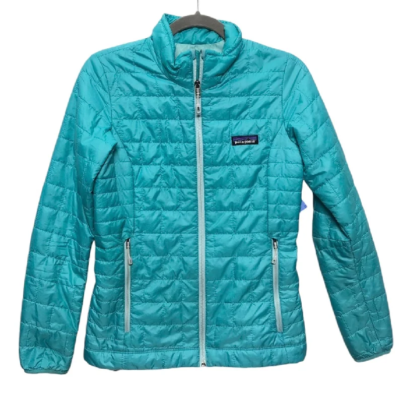 Jacket Puffer & Quilted By Patagonia In Blue, Size: Xxs Denim Jacket Leather Jacket Suede Jacket Jacket Puffer & Quilted By Patagonia In Blue, Size: Xxs Denim Jacket Leather Jacket Suede Jacket