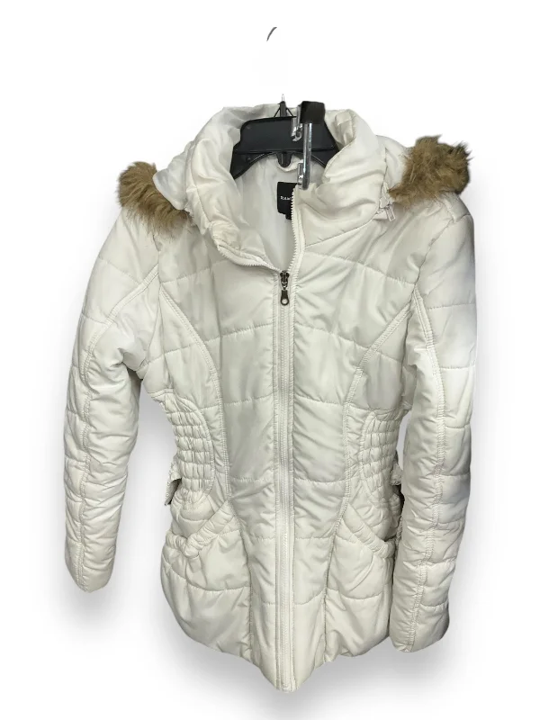 Jacket Puffer & Quilted By Rampage In White, Size: L Insulated Jacket Fitted Jacket Loose Jacket Jacket Puffer & Quilted By Rampage In White, Size: L Insulated Jacket Fitted Jacket Loose Jacket