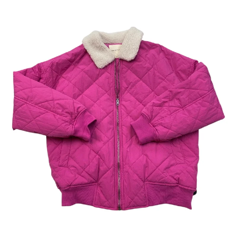 Jacket Puffer & Quilted By Thread And Supply In Pink, Size: M Rayon Jacket Velvet Jacket Corduroy Jacket Jacket Puffer & Quilted By Thread And Supply In Pink, Size: M Rayon Jacket Velvet Jacket Corduroy Jacket