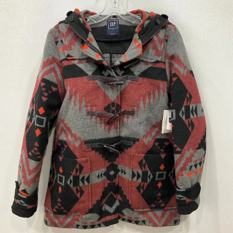 Jacket Shirt By Gap In Print, Size: S Stand-Up Collar Roll-Neck Collar Turtle Neck