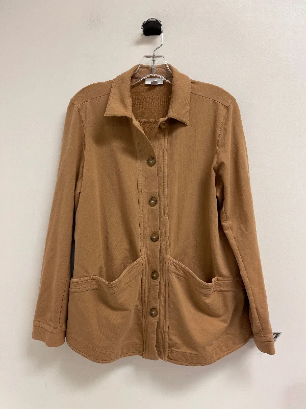 Jacket Shirt By J. Jill In Brown, Size: S Faux Fur Jacket Real Fur Jacket Shearling Jacket Jacket Shirt By J. Jill In Brown, Size: S Faux Fur Jacket Real Fur Jacket Shearling Jacket