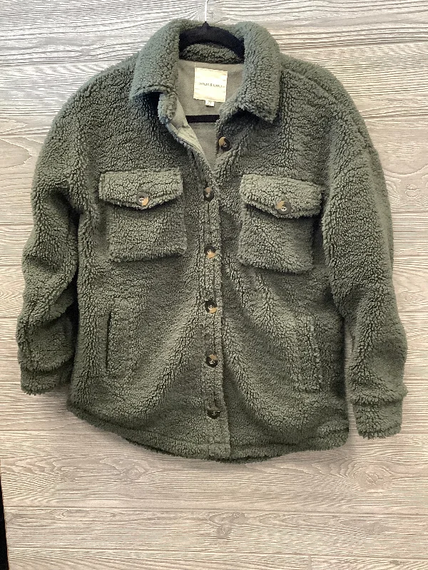 Jacket Shirt By Thread And Supply In Green, Size: Xs Trench Coat Raincoat Waterproof Jacket Jacket Shirt By Thread And Supply In Green, Size: Xs Trench Coat Raincoat Waterproof Jacket
