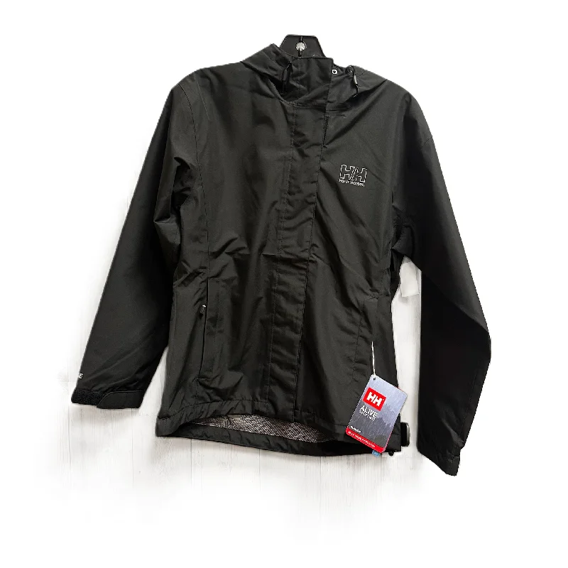 Jacket Windbreaker By Helly Hansen In Black, Size: S Hoodie Zip-Up Jacket Button-Up Jacket