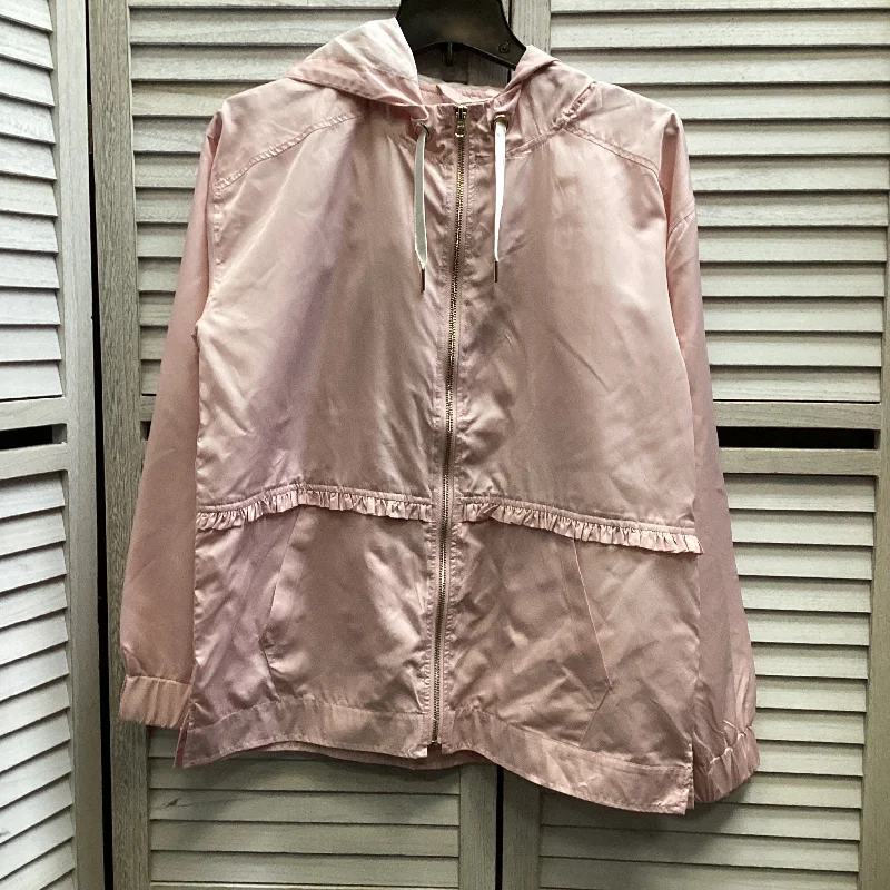 Jacket Windbreaker By Lauren James In Pink, Size: S Lace Jacket Ribbed Jacket Sequined Jacket Jacket Windbreaker By Lauren James In Pink, Size: S Lace Jacket Ribbed Jacket Sequined Jacket
