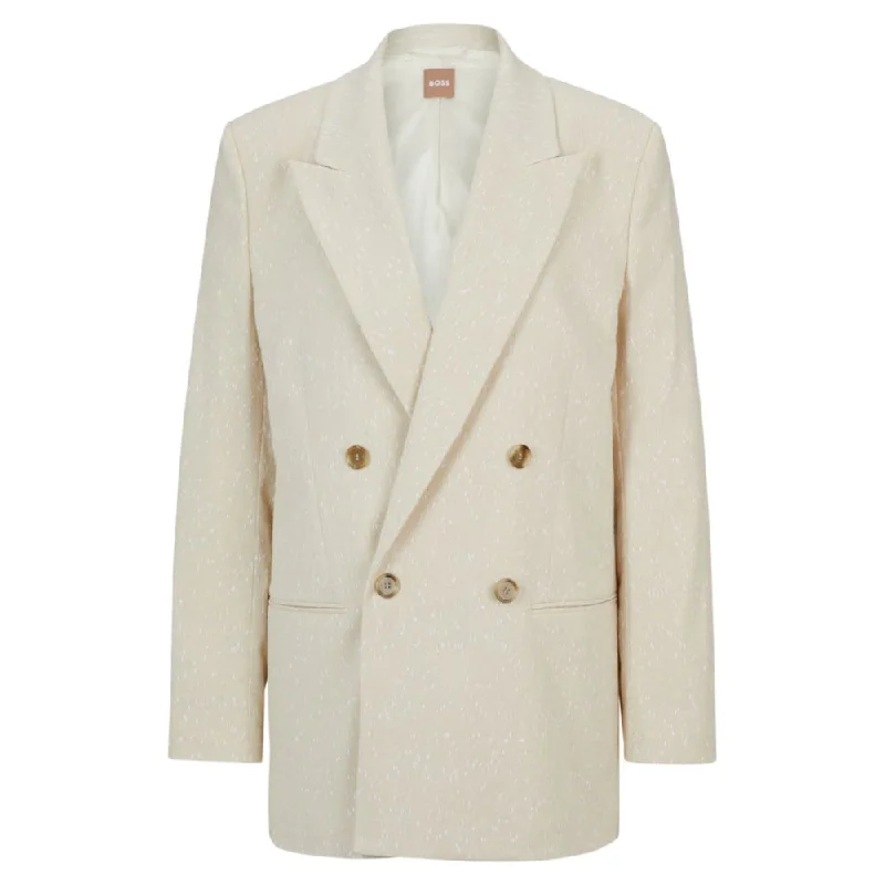 Longline relaxed-fit jacket in a slub cotton blend One-Shoulder Jacket Off-the-Shoulder Jacket Asymmetrical Jacket Longline relaxed-fit jacket in a slub cotton blend One-Shoulder Jacket Off-the-Shoulder Jacket Asymmetrical Jacket