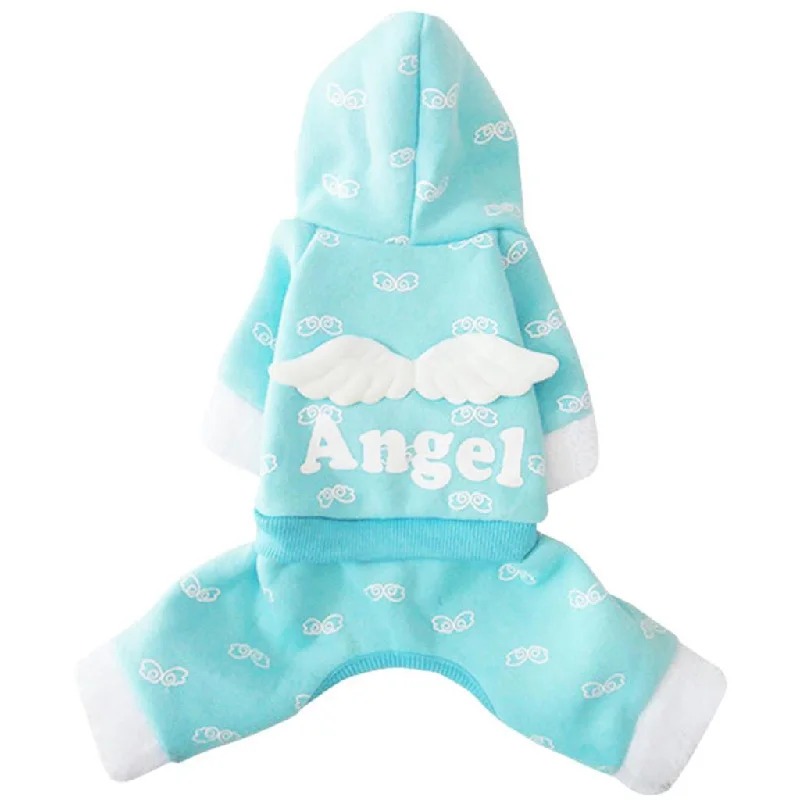 Maxbell Maxbell Pet Dog Cat Puppy Clothes Angel Hoodie Jumpsuit Coat Jacket Apparel Blue L Cotton Jacket Linen Jacket Terry Jacket Maxbell Maxbell Pet Dog Cat Puppy Clothes Angel Hoodie Jumpsuit Coat Jacket Apparel Blue L Cotton Jacket Linen Jacket Terry Jacket