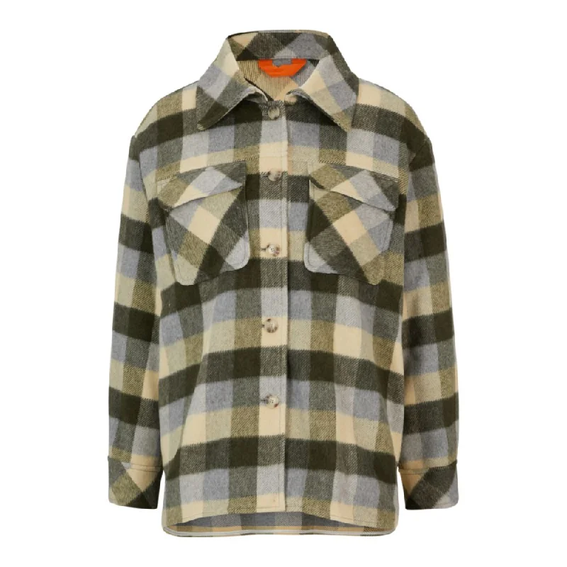 Relaxed-fit jacket in checked fabric with patch pockets Striped Jacket Polka Dot Jacket Floral Jacket Relaxed-fit jacket in checked fabric with patch pockets Striped Jacket Polka Dot Jacket Floral Jacket