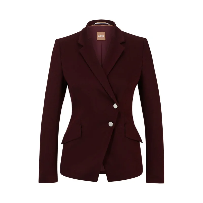Slim-fit jacket in heavyweight corduroy with asymmetrical buttons Zippered Jacket Buttoned Jacket Snapped Jacket Slim-fit jacket in heavyweight corduroy with asymmetrical buttons Zippered Jacket Buttoned Jacket Snapped Jacket