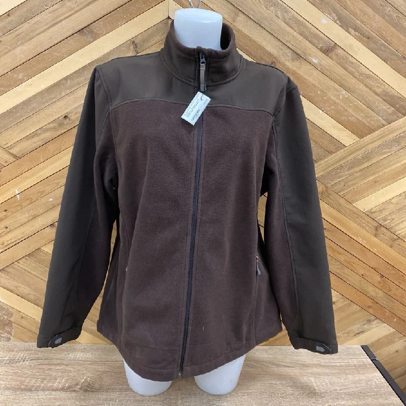WindRiver - Women's Full-Zip Fleece Jacket : Brown-women-2XL Striped Jacket Polka Dot Jacket Floral Jacket WindRiver - Women's Full-Zip Fleece Jacket : Brown-women-2XL Striped Jacket Polka Dot Jacket Floral Jacket