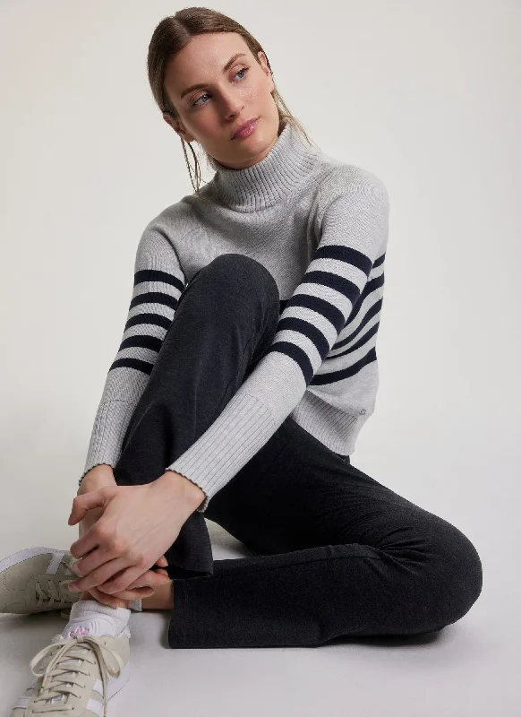Fig Lugano Fitted Sweater Elegant Classic Vintage