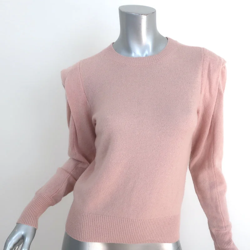 FRAME Cashmere Sweater Kennedy Light Pink Size Extra Small Crewneck Pullover Zippered Buttoned Snapped FRAME Cashmere Sweater Kennedy Light Pink Size Extra Small Crewneck Pullover Zippered Buttoned Snapped