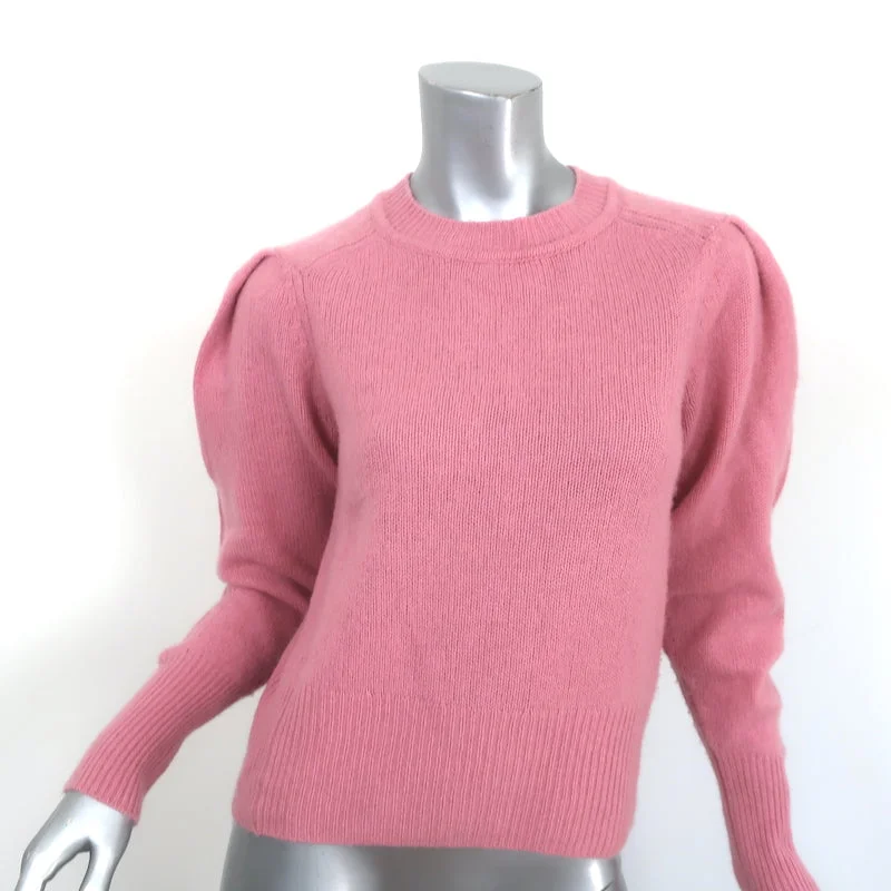 Jill Roberts Cashmere Puff Sleeve Sweater Pink Size Small Crewneck Pullover Rayon Fabric Velvet Fabric Corduroy Fabric Jill Roberts Cashmere Puff Sleeve Sweater Pink Size Small Crewneck Pullover Rayon Fabric Velvet Fabric Corduroy Fabric