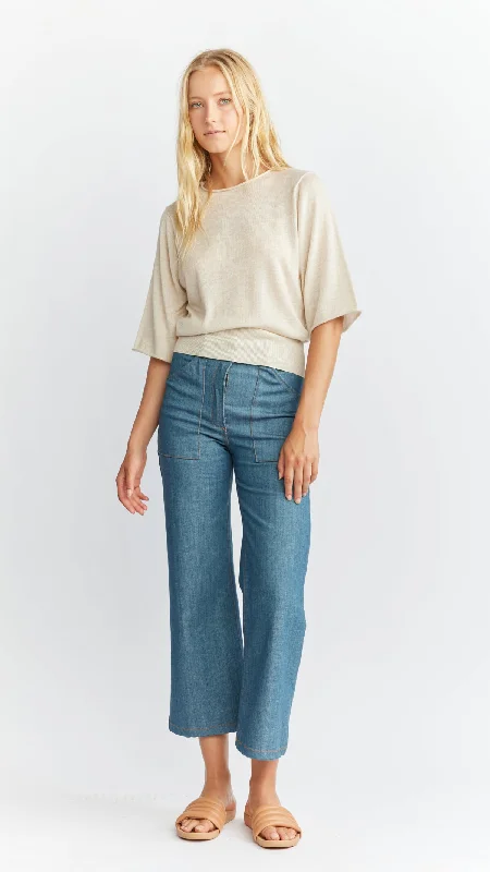 Kinsley Sweater Glossy Satin Silk