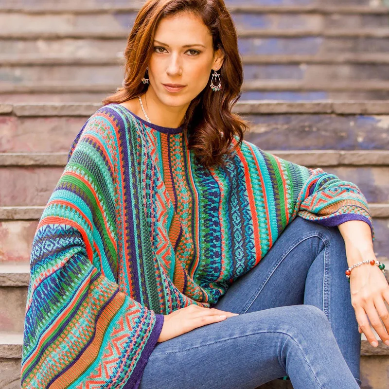 Lima Dance Sleeve Sweater Kimono Lace Blend Ribbed Blend Corduroy Blend