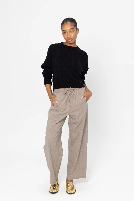 Bruzzi Oversized Sweater, Black Polka Dot Checkered Tartan