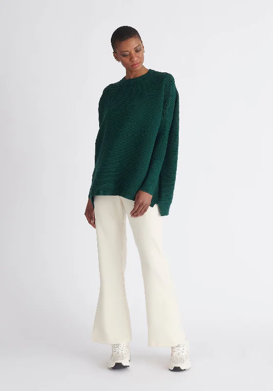 Paisie Ribbed Jumper Iron Safe Non-Iron Wrinkle Free