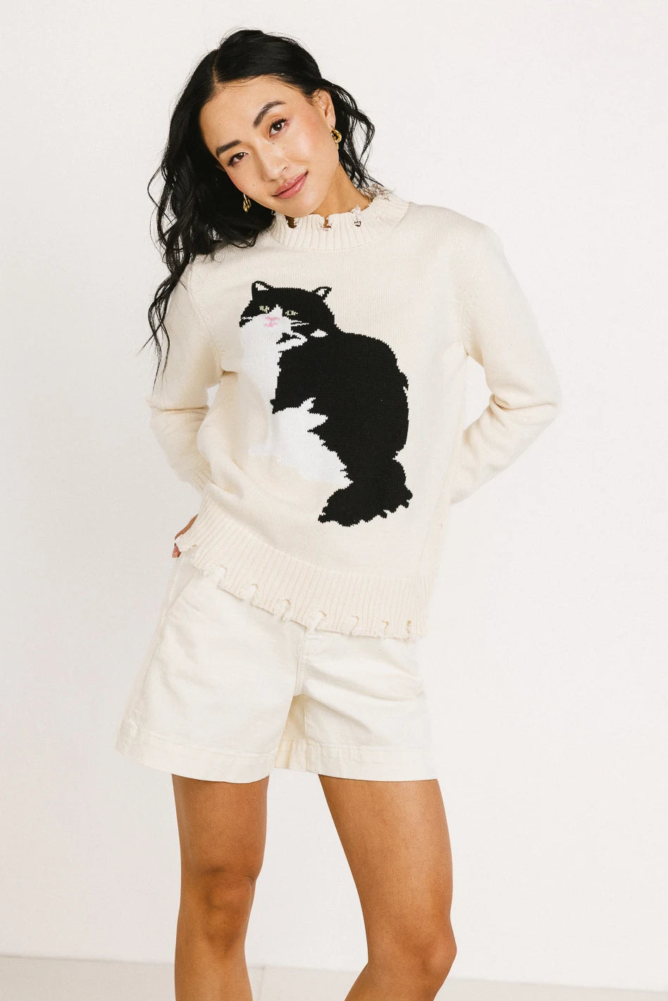 Scooby Knitted Sweater - FINAL SALE Chenille Fabric Brocade Fabric Lace Fabric