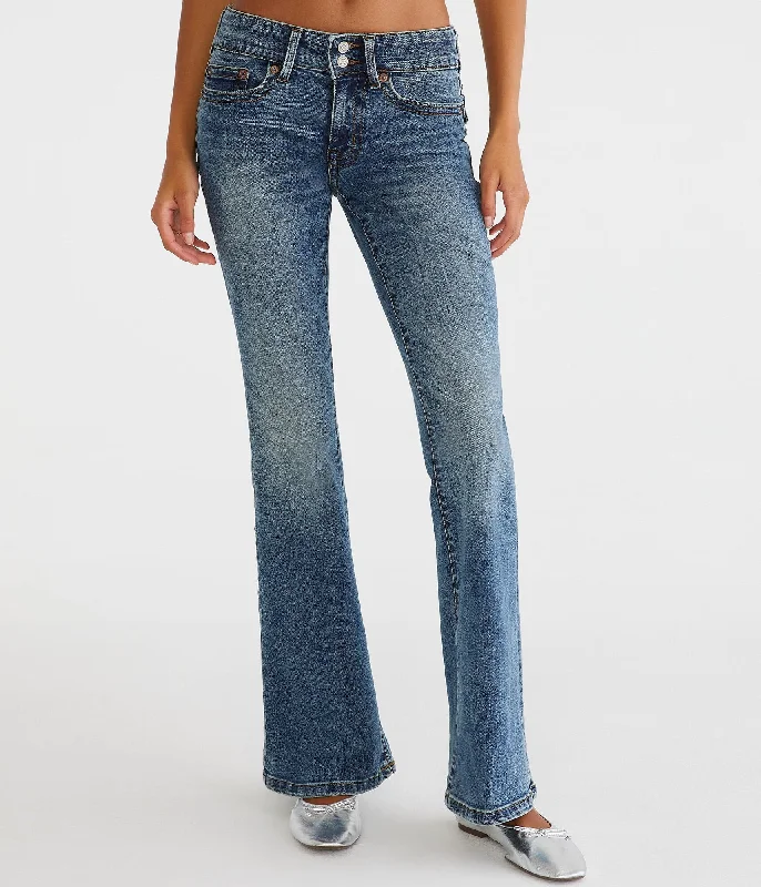 Aeropostale Flare Low-Rise Jean Stylish High-Waist Skinny Denim