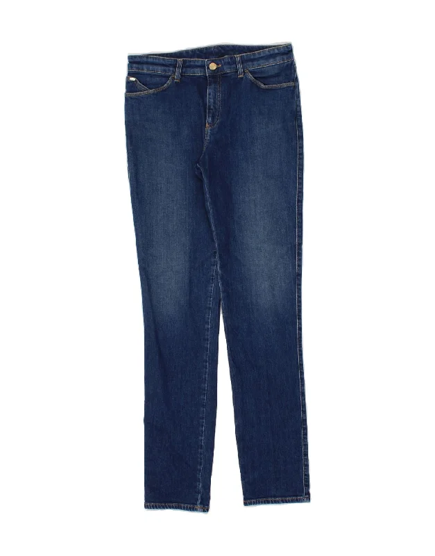 ARMANI Womens Slim Jeans W30 L32  Blue Cotton Stylish Relaxed Fit Skinny Jeans