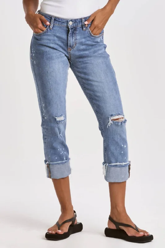 Blaire High Rise Cuffed Slim Straight Jean In Star Valley Trendy Low-Rise Slim Jeans Blaire High Rise Cuffed Slim Straight Jean In Star Valley Trendy Low-Rise Slim Jeans