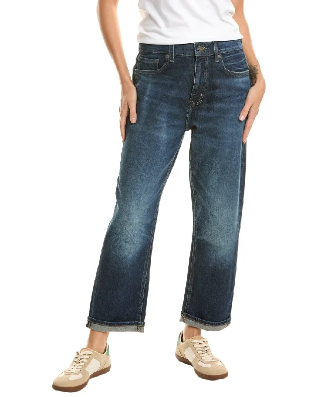 Current/Elliott The Boy Genius Blue Jay Boyfriend Jean Trendy Skinny Fit Jeans