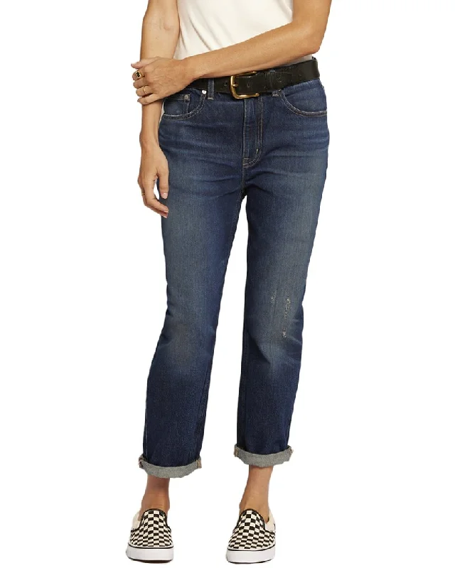 Current/Elliott The Boy Genius Ranger Jean Elegant Wide-Leg Jeans