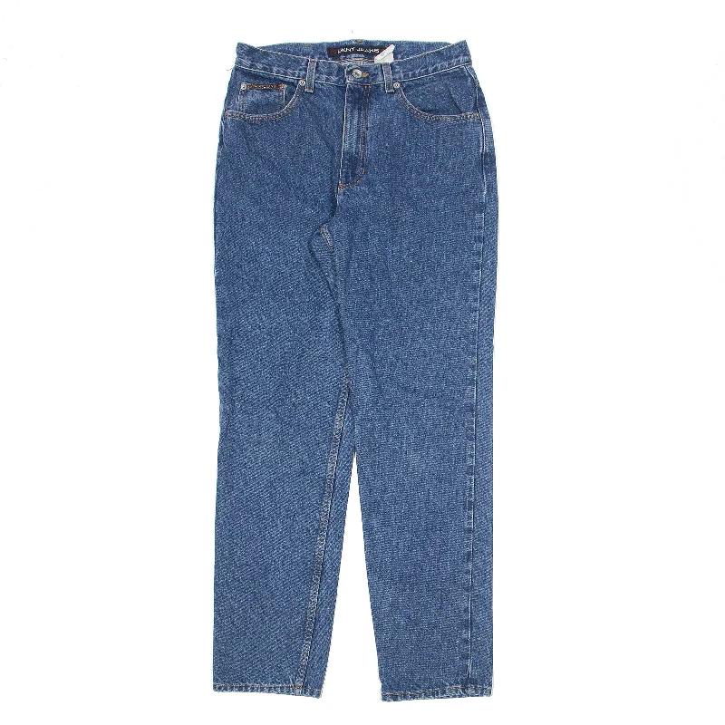 DKNY Jeans Blue 90s Denim Regular Tapered Womens W30 L30 Stylish Slim Fit Denim