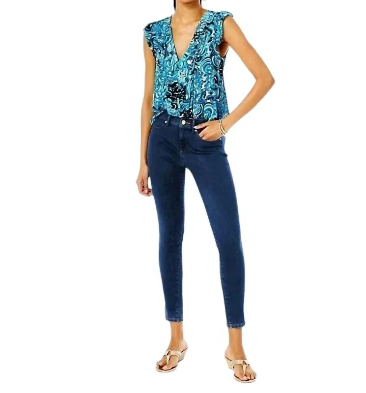 Eagan High Rise Super Skinny Jean In Bennet Wash Trendy Skinny High-Waist Jeans