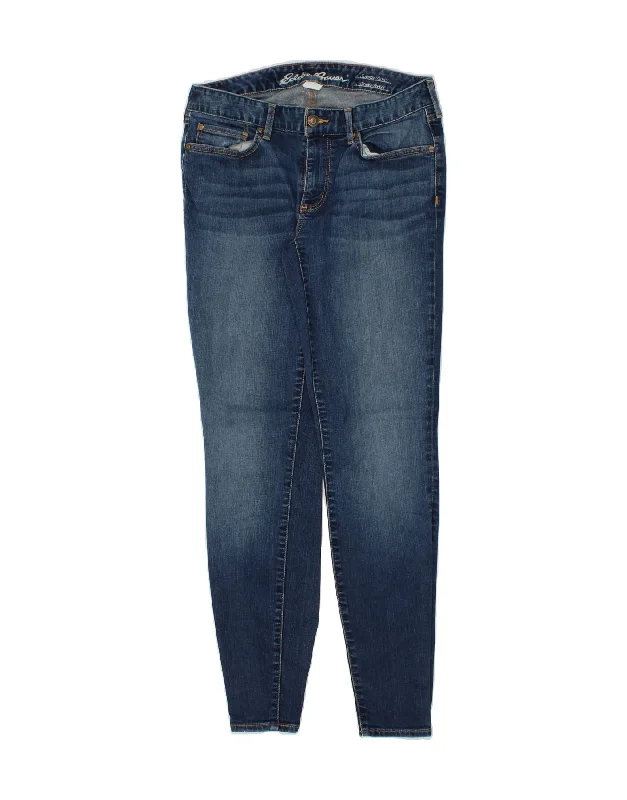 EDDIE BAUER Womens Slightly Curvy Skinny Jeans US 6 Medium W28 L30 Blue Stylish Relaxed Fit Skinny Jeans EDDIE BAUER Womens Slightly Curvy Skinny Jeans US 6 Medium W28 L30 Blue Stylish Relaxed Fit Skinny Jeans