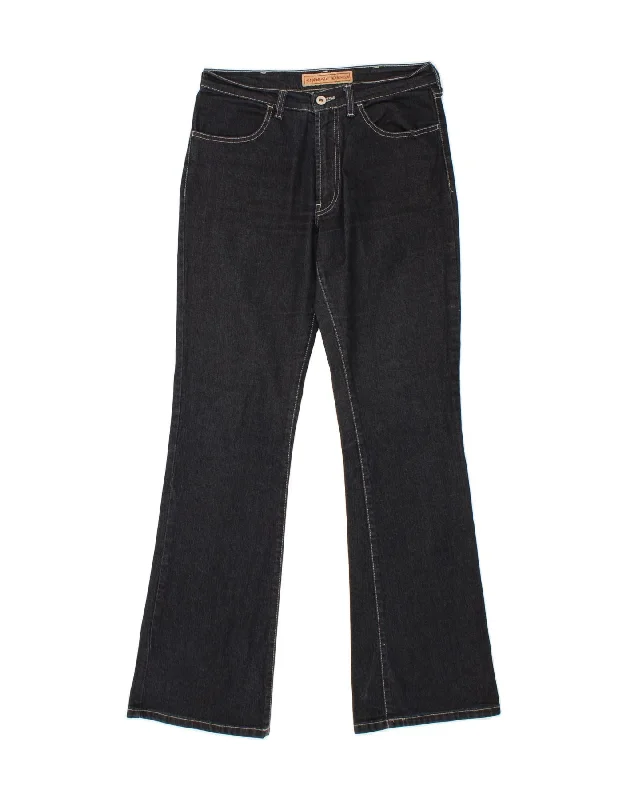 ENERGIE Womens Bootcut Jeans W31 L33 Navy Blue Cotton Comfortable Ankle Jeans