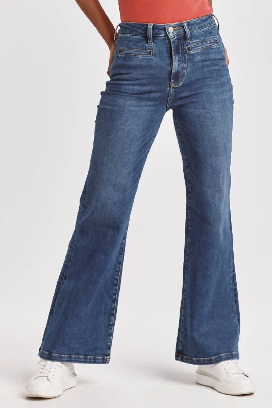 Fiona High Rise Wide Leg Jean In Tempo Fashionable Distressed Jeans