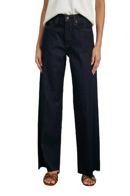 Getty Jeans In Midnight Blues Chic Cropped Jeans
