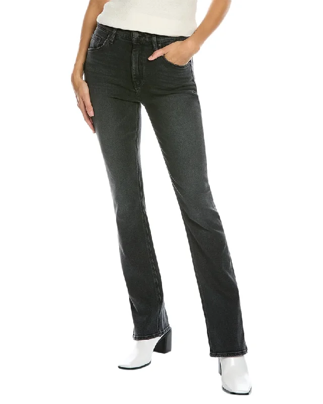 HUDSON Jeans Black Sand High-Rise Baby Bootcut Jean Casual High-Waisted Bootcut Jeans HUDSON Jeans Black Sand High-Rise Baby Bootcut Jean Casual High-Waisted Bootcut Jeans