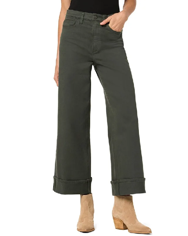 JOE'S Jeans Deep Forest Wide Leg Jean Trendy Skinny High-Waist Jeans