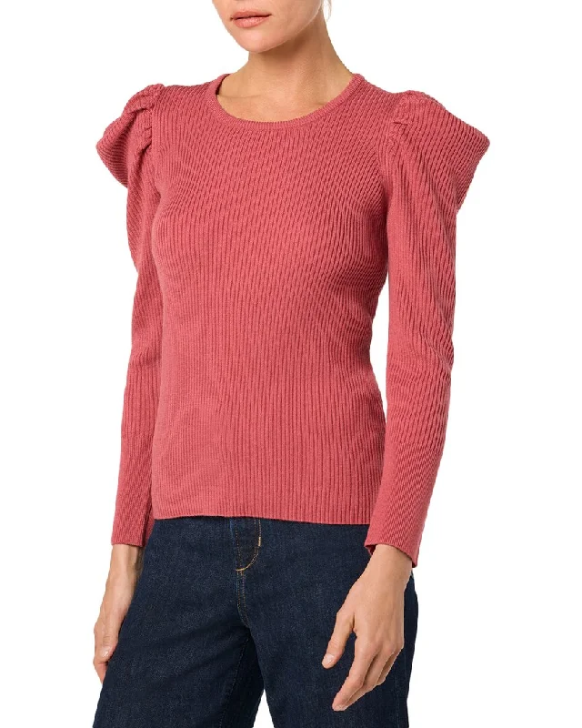 JOE'S Jeans Wool & Cashmere-Blend Rib Sweater Cozy Relaxed Fit Jeans