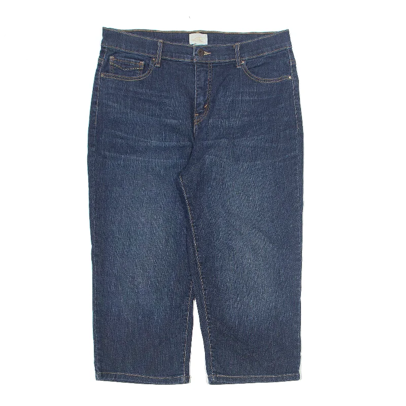 LEVI'S 512 Perfectly Slimming Crop Jeans Blue Denim Slim Straight Womens W34 L20 Comfortable Zip-Up Skinny Jeans LEVI'S 512 Perfectly Slimming Crop Jeans Blue Denim Slim Straight Womens W34 L20 Comfortable Zip-Up Skinny Jeans